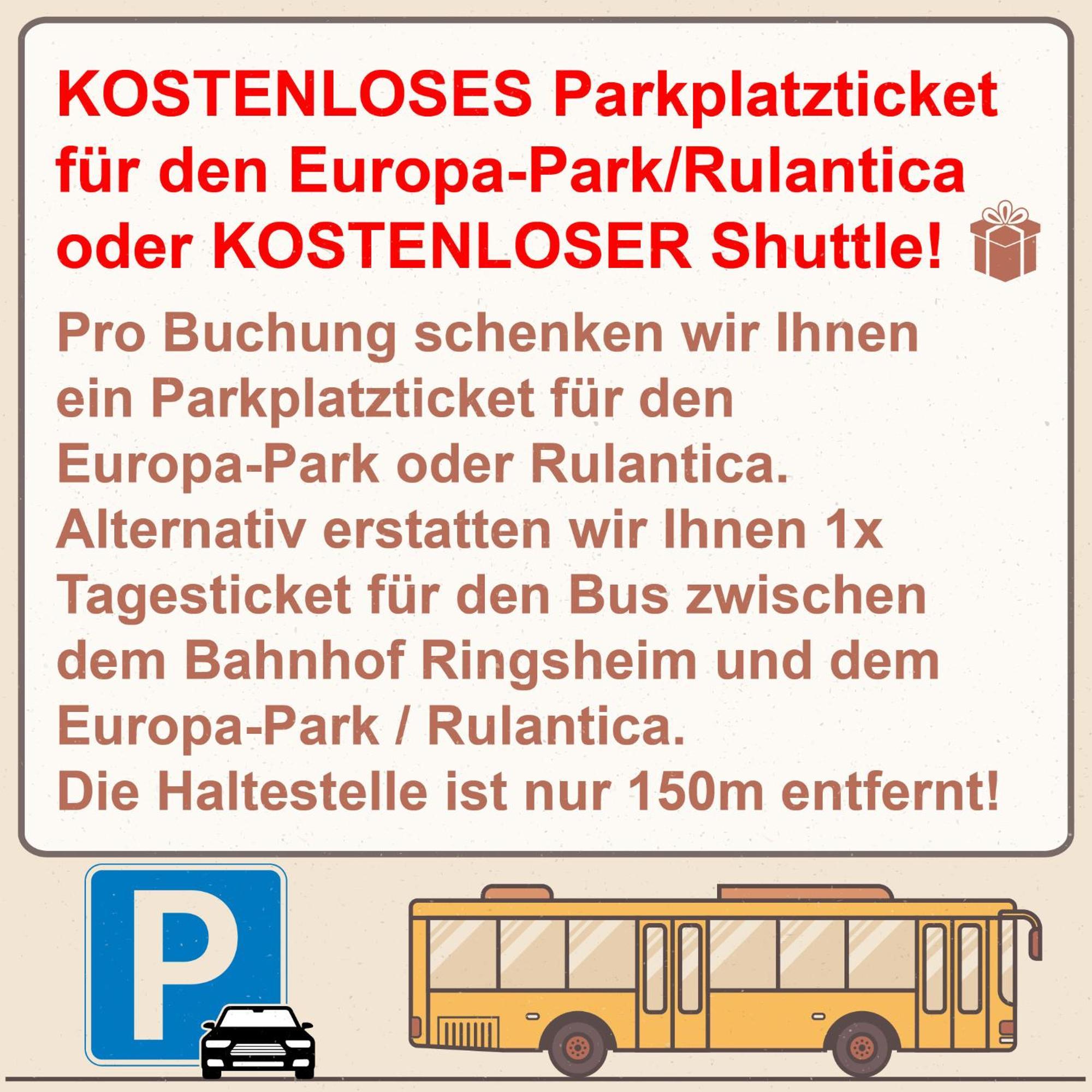 Hotel Sunparc - Shuttle Zum Europa-Park Rust 4Km & Rulantica 2Km Ringsheim Eksteriør billede