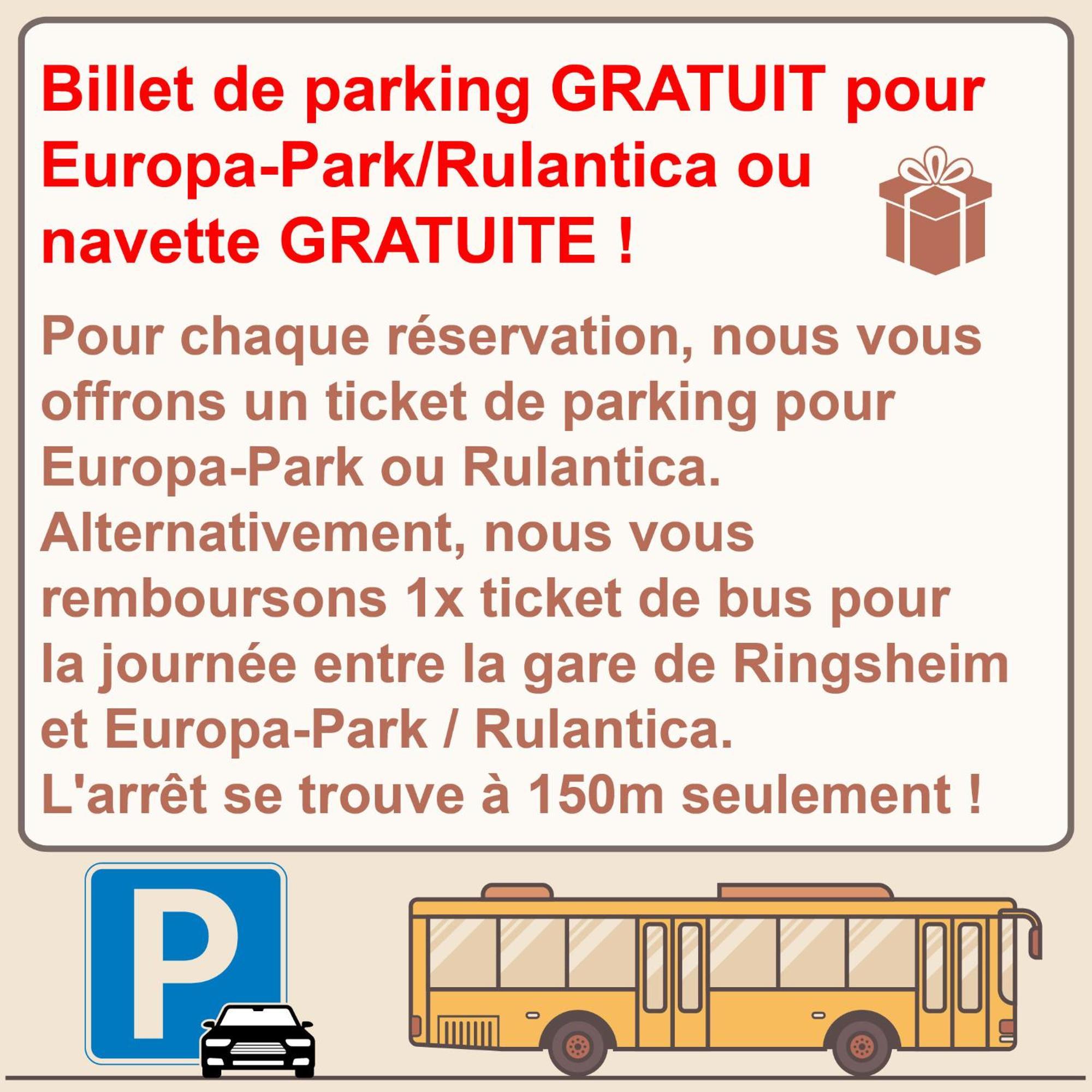 Hotel Sunparc - Shuttle Zum Europa-Park Rust 4Km & Rulantica 2Km Ringsheim Eksteriør billede